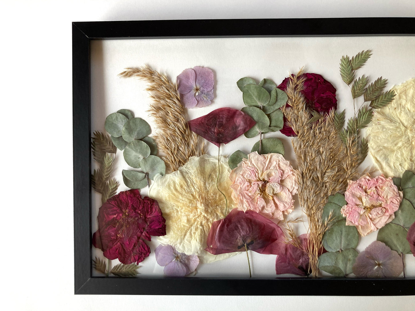 Gerahmter Brautstrauß „Wiese“ -Anzahlung 100€