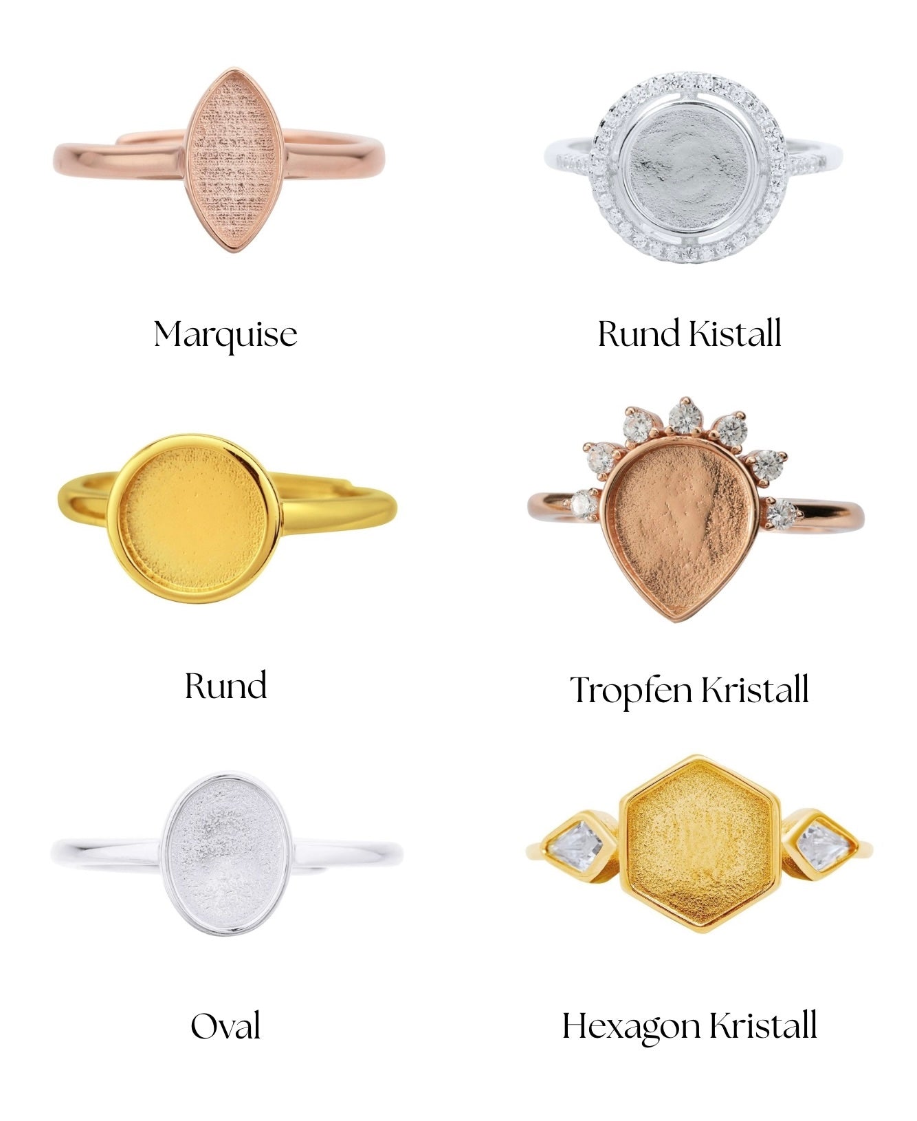 Ringe aus eigenen Blüten