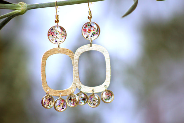 Queen Anne's Lace Statement Earrings - Mallet & Mandrel